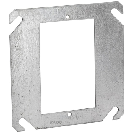 Southwire Electrical Box Cover, 1 Gang, Square, Galvanized Steel 52C62A-UPC
